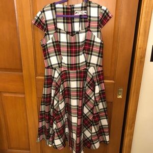 Hell Bunny Dresses - Hell Bunny vixen plaid dress size XL Hell Bunny Dresses - Hell Bunny vixen plaid dress size XL